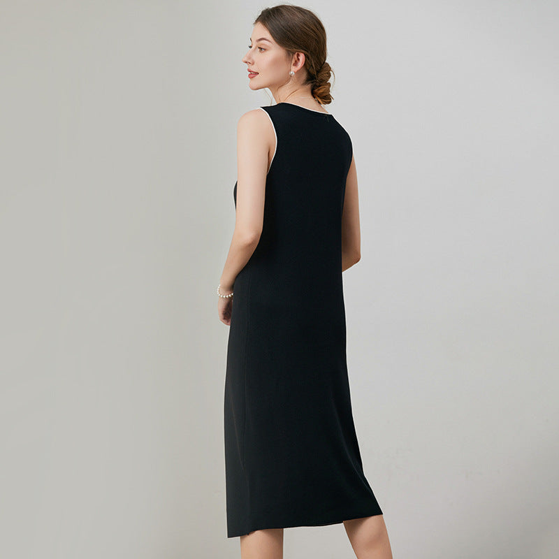 WezelBezel Sleeveless Cotton Midi Dress