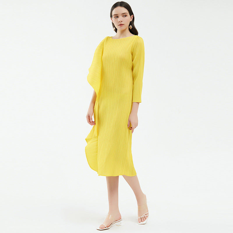 WezelBezel Asymmetrical Panel Skirt