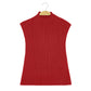 WezelBezel Sleeveless Vest - Half Turtleneck
