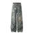 WezelBezel Floral Wide-Leg Denim Pants