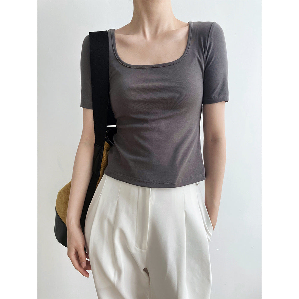 WezelBezel Square Neck Fit Tee