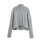 WezelBezel Pullover High Neck Sweater
