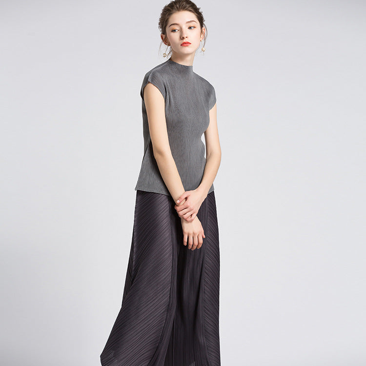 WezelBezel Sleeveless Vest - Half Turtleneck