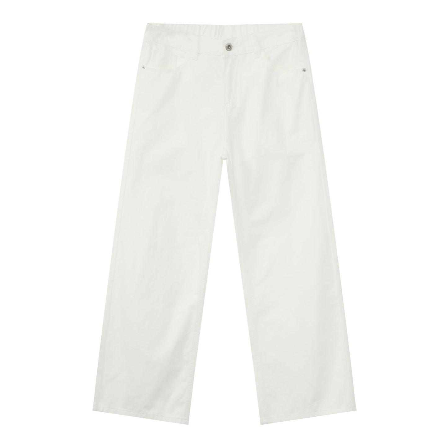 WezelBezel Elastic Waist Denim Trousers