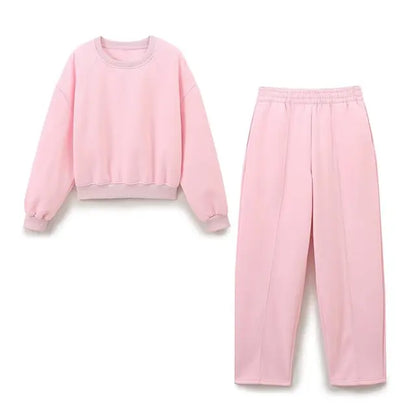 WezelBezel Sweatshirt and Pants Set - Casual Style