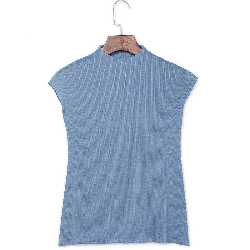 WezelBezel Sleeveless Vest - Half Turtleneck