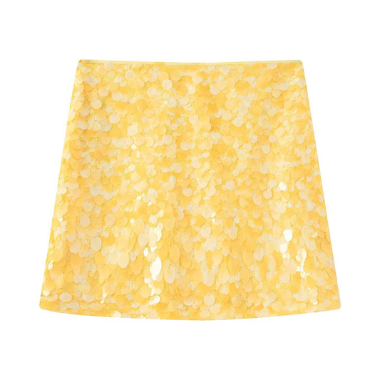 WezelBezel Beaded Mini Skirt
