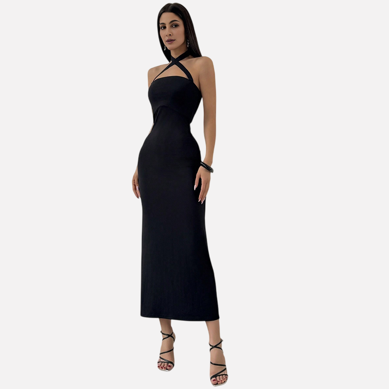 WezelBezel Backless Maxi Dress