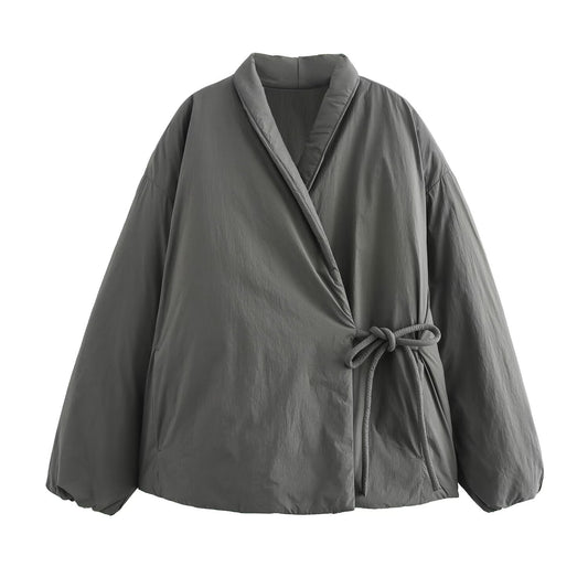 WezelBezel Double Breasted Jacket - Kimono Style