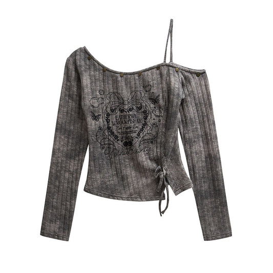 WezelBezel One-Shoulder Heart Tee Dress