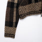 WezelBezel Plaid Jacket - High Neck Style