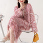WezelBezel Knitted Cardigan and Skirt Set – Effortlessly Slimming Design