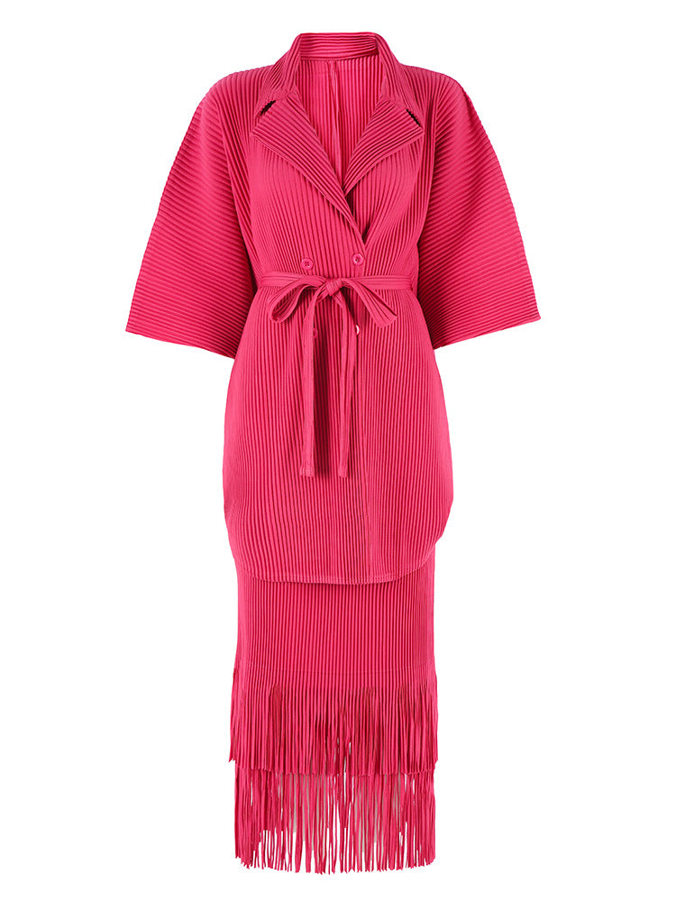 WezelBezel Skirt Set – Tassel Hem