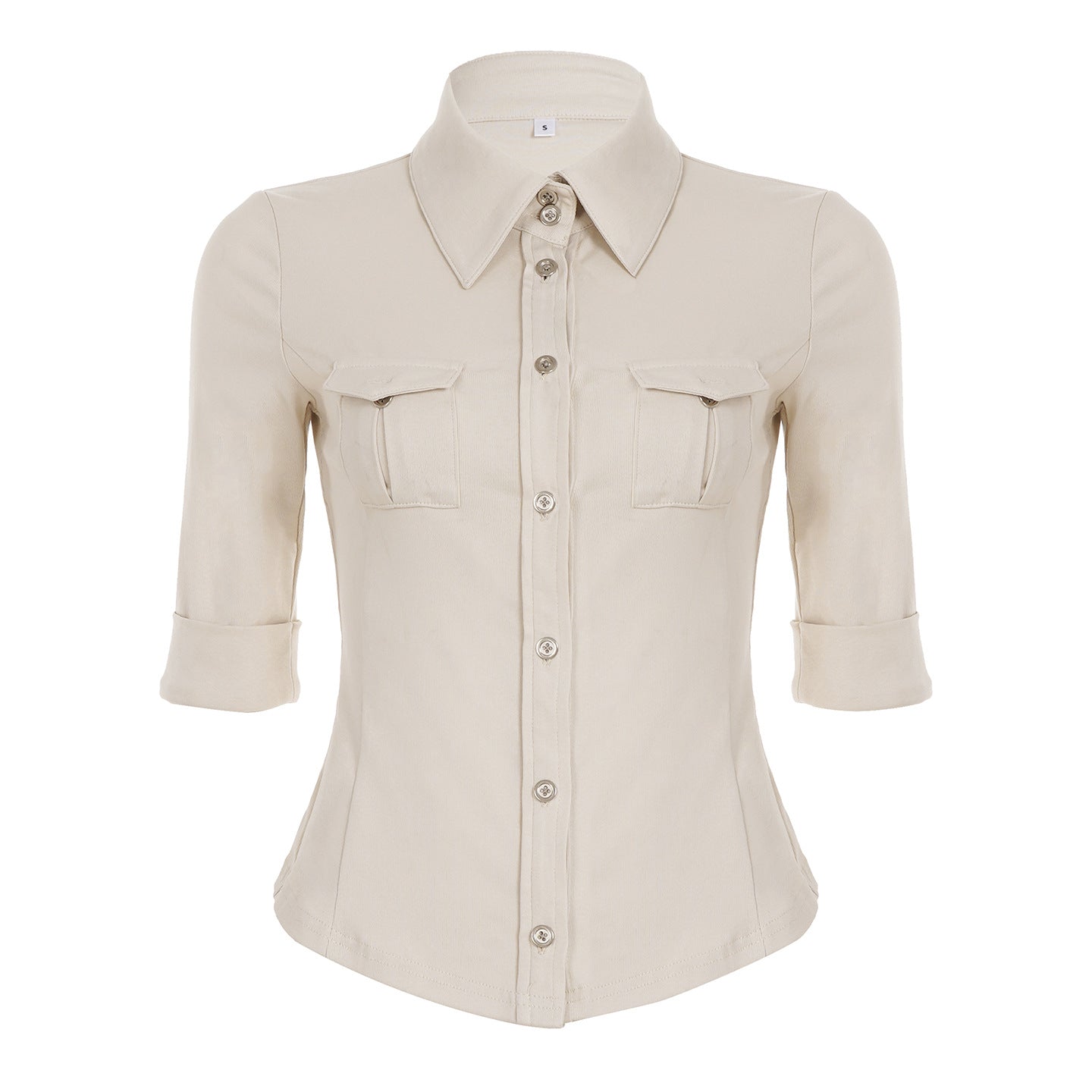 WezelBezel Cinched Collar Shirt