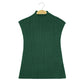 WezelBezel Sleeveless Vest - Half Turtleneck