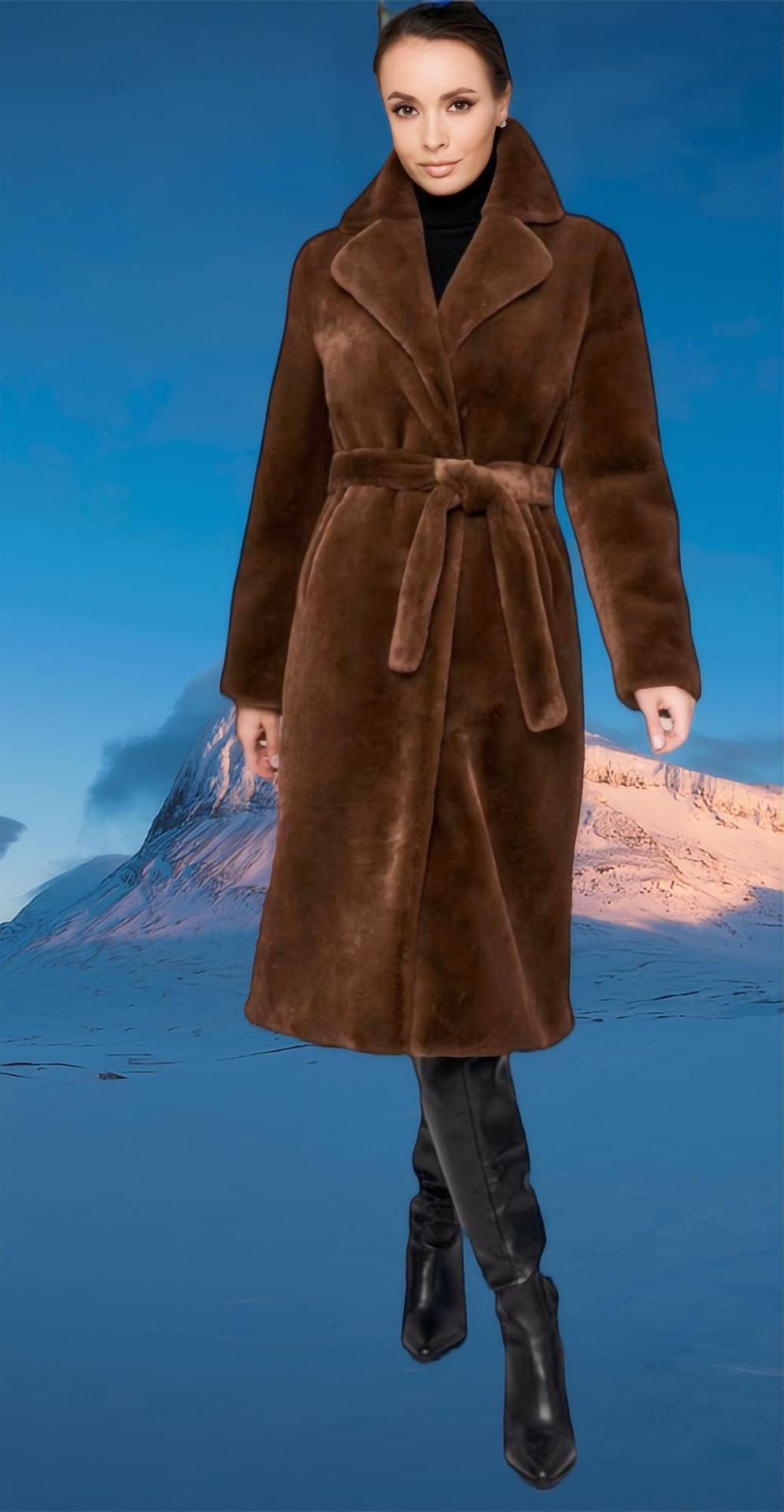 WezelBezel Plush Cotton Fur Coat