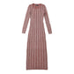 WezelBezel Twisted Knit Midi Dress
