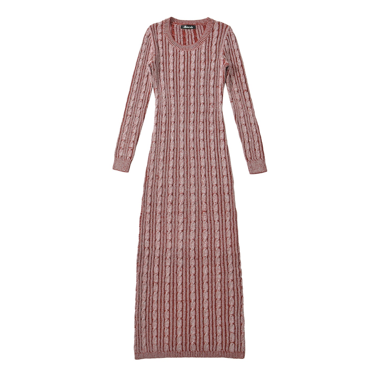 WezelBezel Twisted Knit Midi Dress