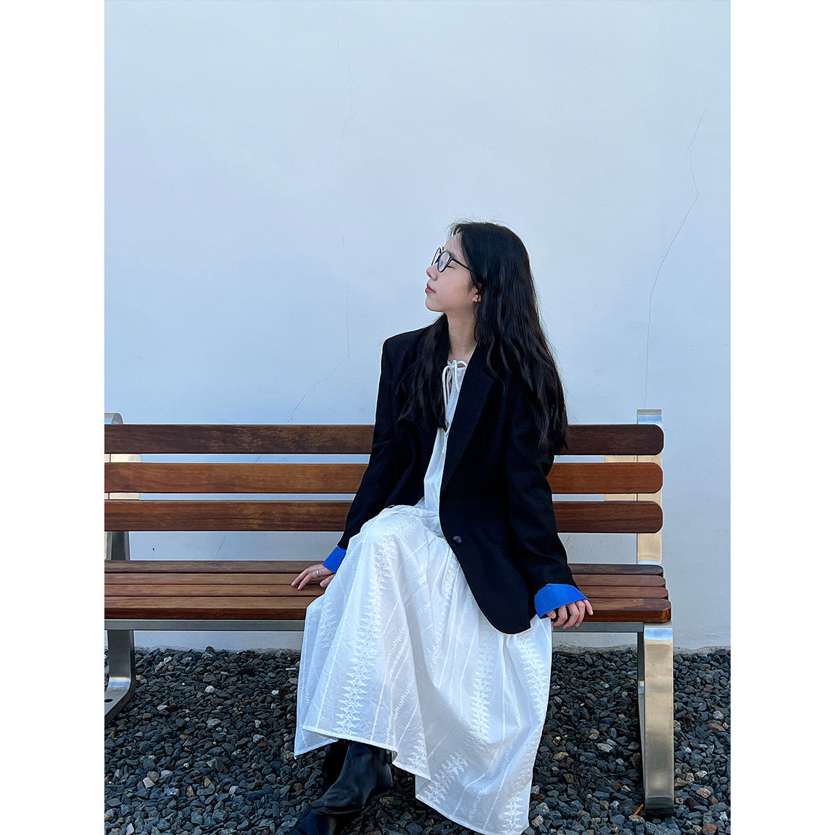 WezelBezel Casual Pleated Dress - A-line Dress