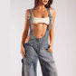 WezelBezel Overalls - Loose Casual Style