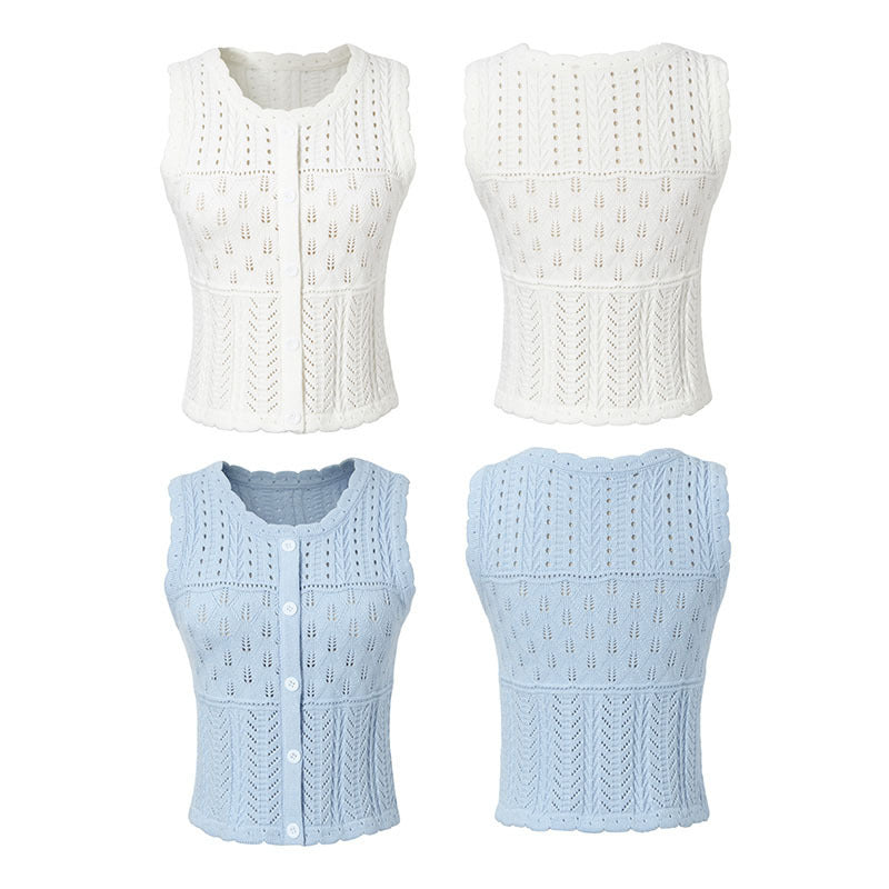 WezelBezel Ribbed Knit Tank – Sleeveless