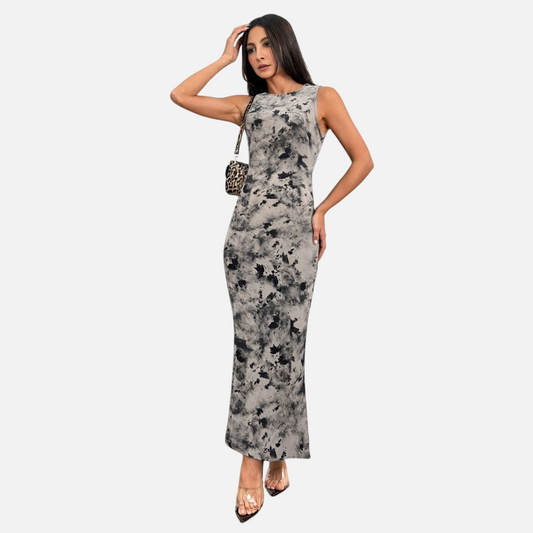 WezelBezel Sleeveless Vest Dress - Long Skirt