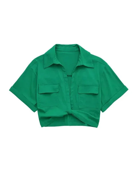 WezelBezel Elastic Linen Shirt - Vintage Style