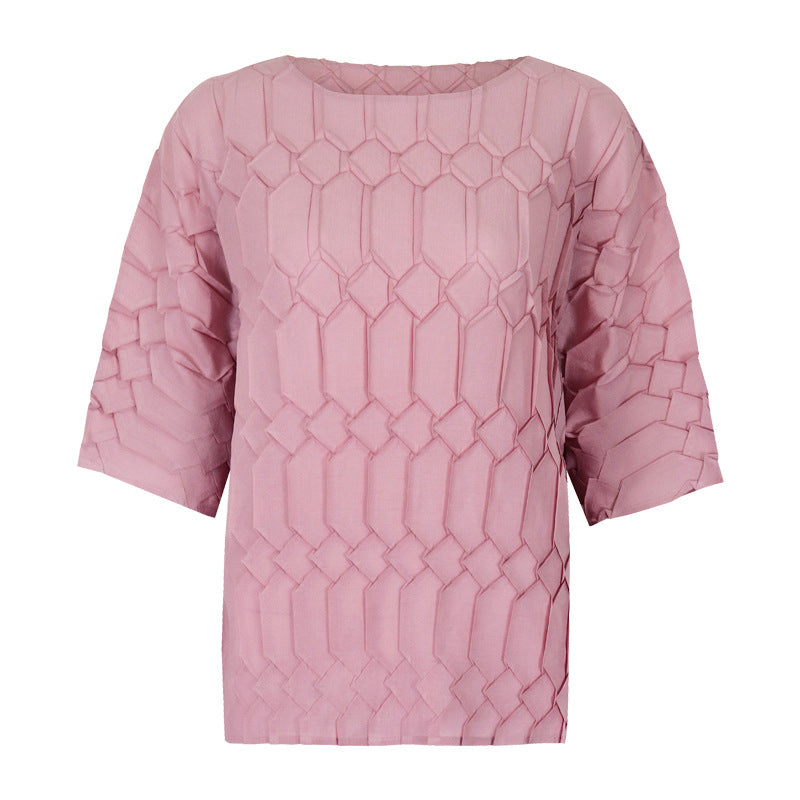 WezelBezel Oversized Pleated Tee Set