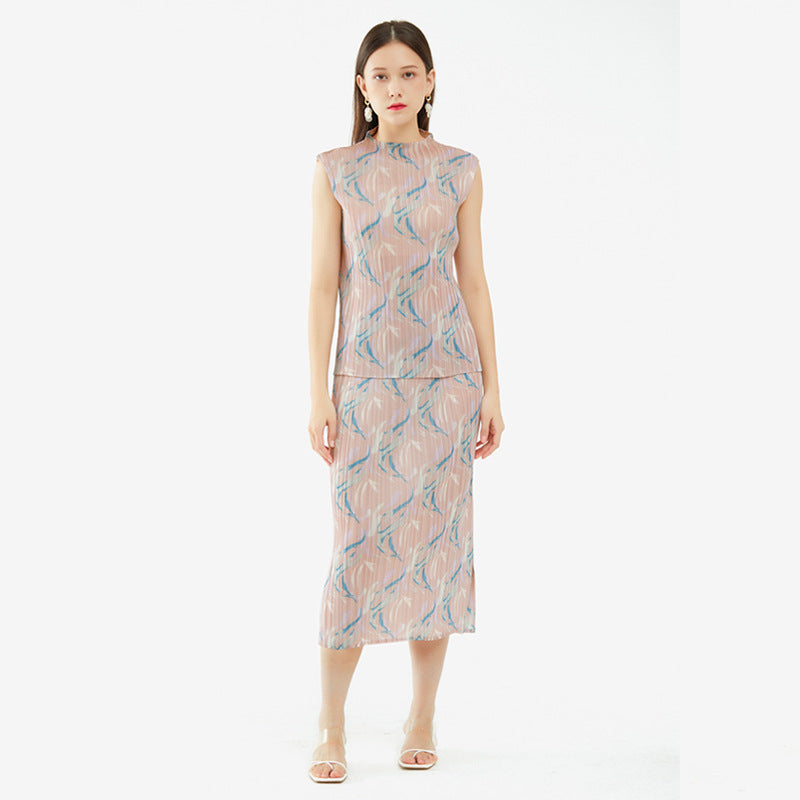 WezelBezel Small Floral Skirt Set