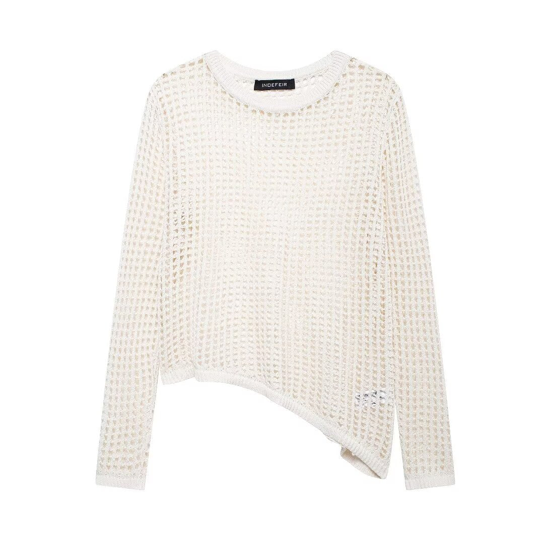 WezelBezel Y2K Hollow Top - Trendy Style