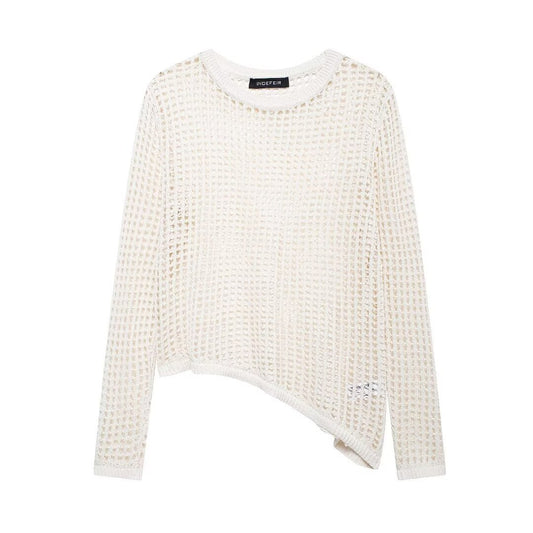 WezelBezel Y2K Hollow Top - Trendy Style