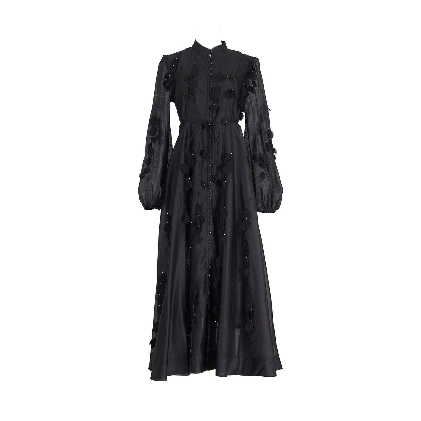 WezelBezel Petal Sleeve Lantern Dress