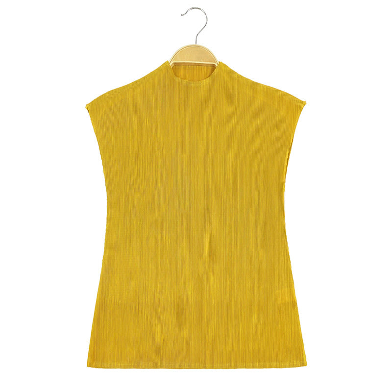 WezelBezel Sleeveless Vest - Half Turtleneck