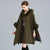 WezelBezel Woolen Coat - Hooded Shawl Cape