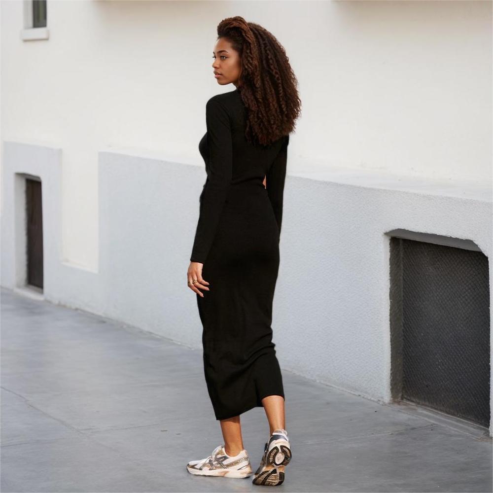 WezelBezel Versatile Long Skirt - Slim Fit