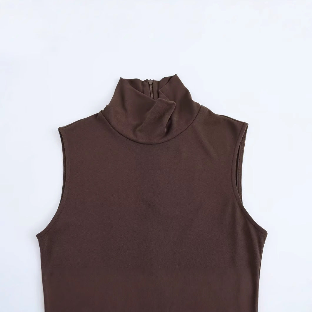 WezelBezel Patchwork Suede Jumpsuit