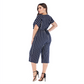 WezelBezel Belted Wrap Jumpsuit
