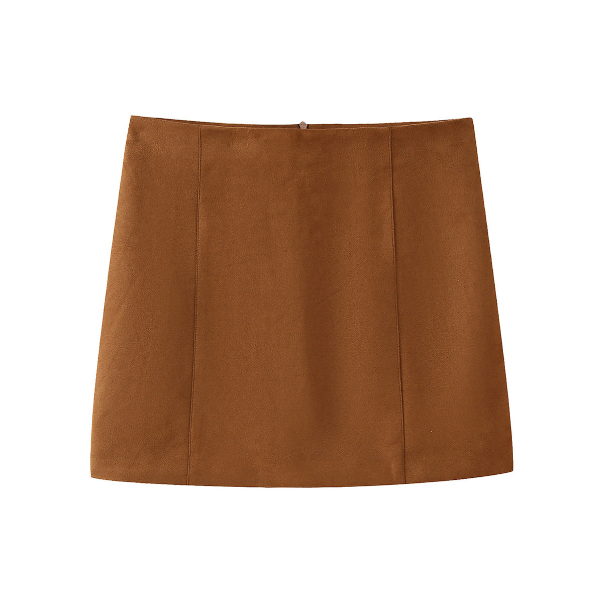 WezelBezel Suede Jacket and Skirt Set – Casual Elegance Redefined