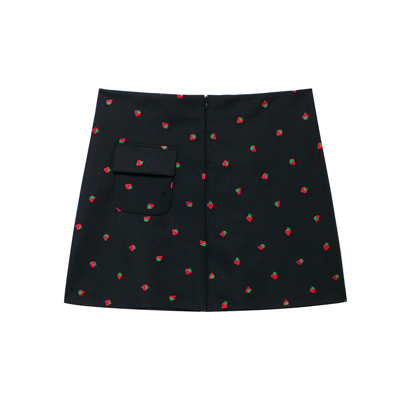 WezelBezel Strawberry Pattern Set - Casual Style