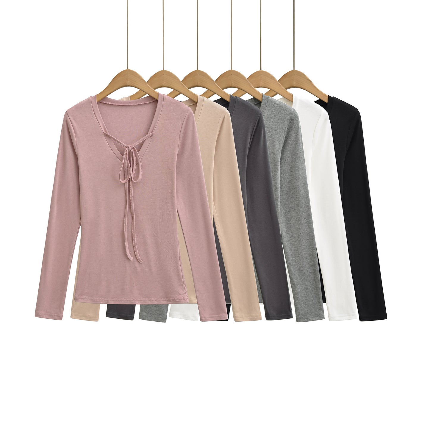 WezelBezel Tie-Front Soft Tee