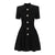 WezelBezel Slim Fit A-line Dress - Knitted Style