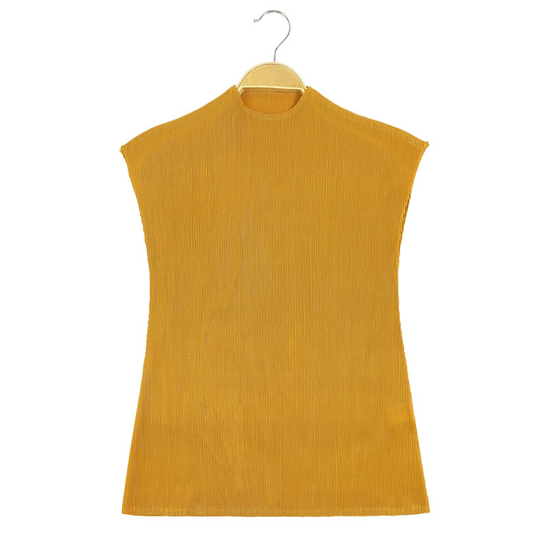 WezelBezel Sleeveless Vest - Half Turtleneck