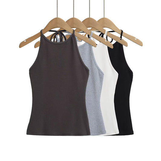 WezelBezel Minimal Backless Camisole