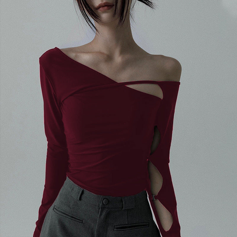 WezelBezel Slim Fit Asymmetrical Tee