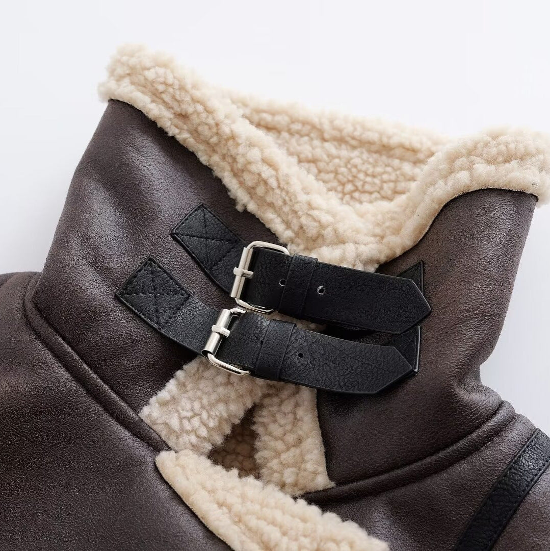 WezelBezel Zip Belt Cotton Jacket