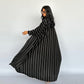 WezelBezel Zebra Print Abaya - Cardigan Style