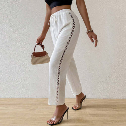 WezelBezel Straight Leg Stretch Pants