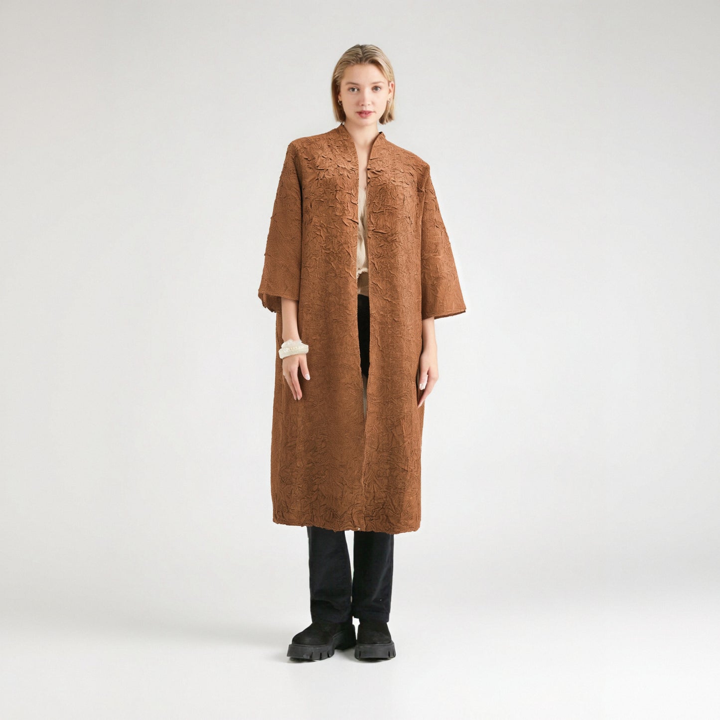 WezelBezel Long Sleeved Suit Jacket - Pleated Windbreaker