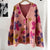 WezelBezel Pink Knit Fall Cardigan