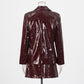 WezelBezel Patent Leather Suit Set